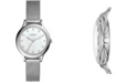 Fossil Women's Laney Three Hand Stainless Steel Mesh Watch 34mm